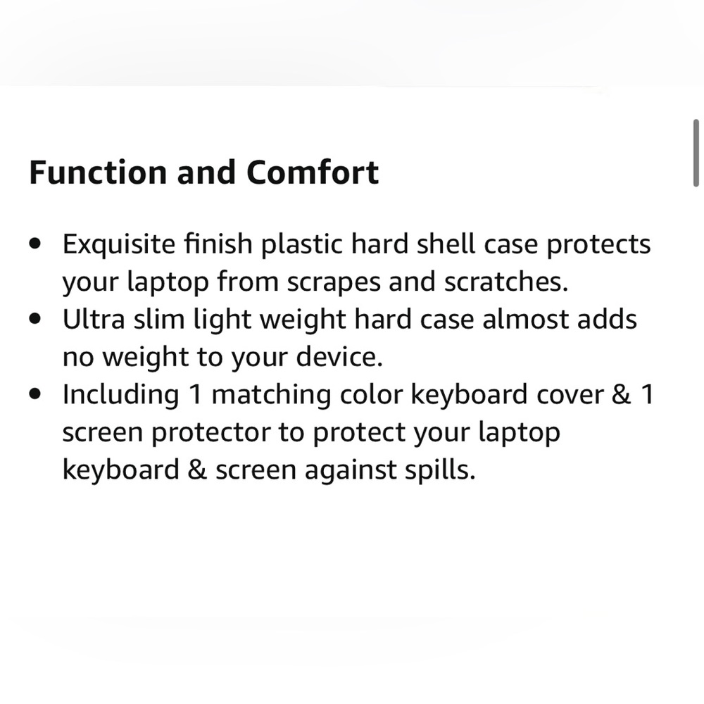 NWT MOSISO Protective Plastic Hard Shell Case & Keyboard Cover - Picture 4 of 12
